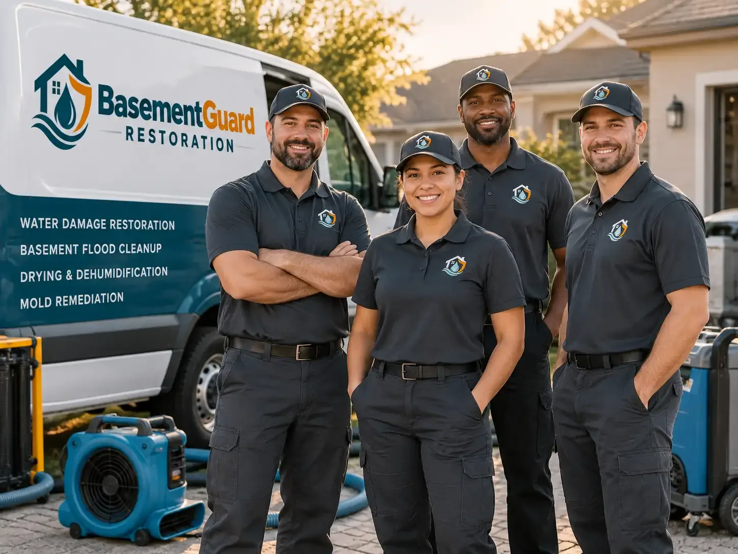Basement Water Damage Restoration company in Bluffs, IL